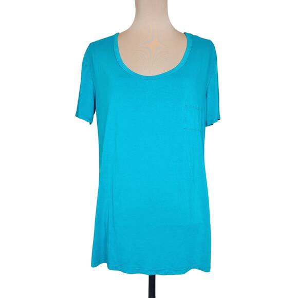 Fascination Teal Blue Tee Shirt - Picture 1 of 3